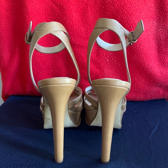 ALDO heels. Size 8. Color: tan neutral - Picture 3 of 5